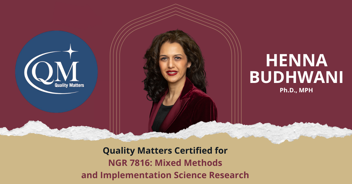 Henna Budhwani Quality Matters 