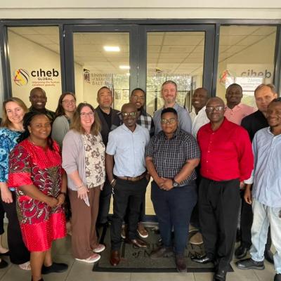 Dr. Lisa Hightow-Weidman and Dr. Kathryn Muessig with RISE Project Leaders in Lusaka, Zambia