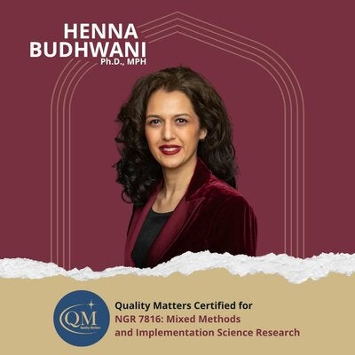 Henna Budhwani Quality Matters 